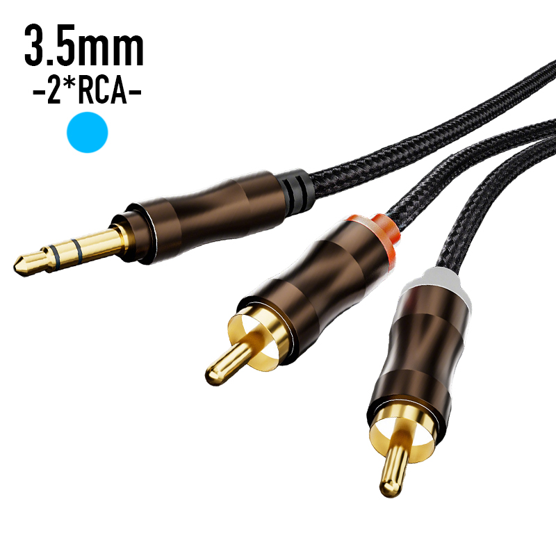 Home Cinema Reviews - كابل صوت RCA إلى 3.5 ملم،