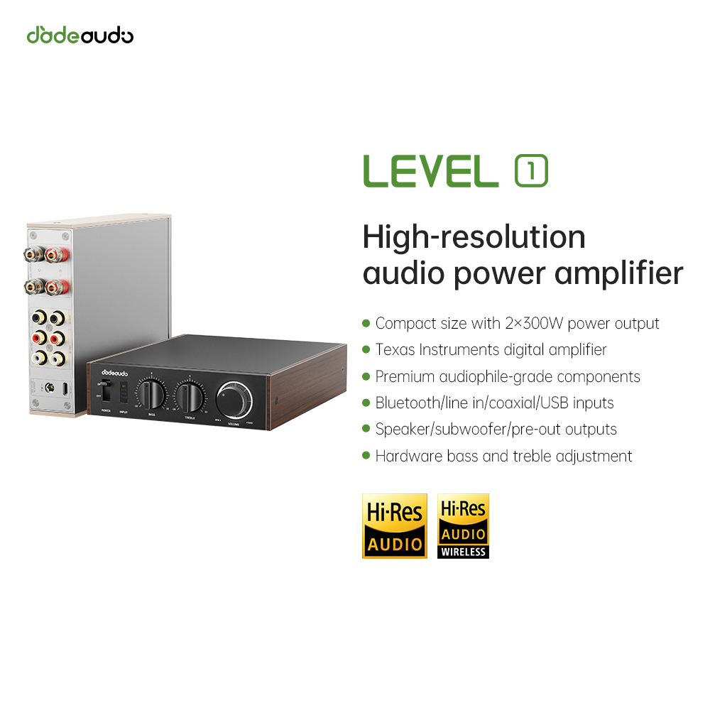 Home Cinema Reviews - مضخم صوت JadeAudio Level 1 للمكتب