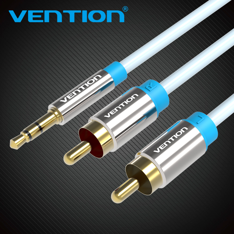 Home Cinema Reviews - Vention كابل RCA 3.5 إلى 2rca