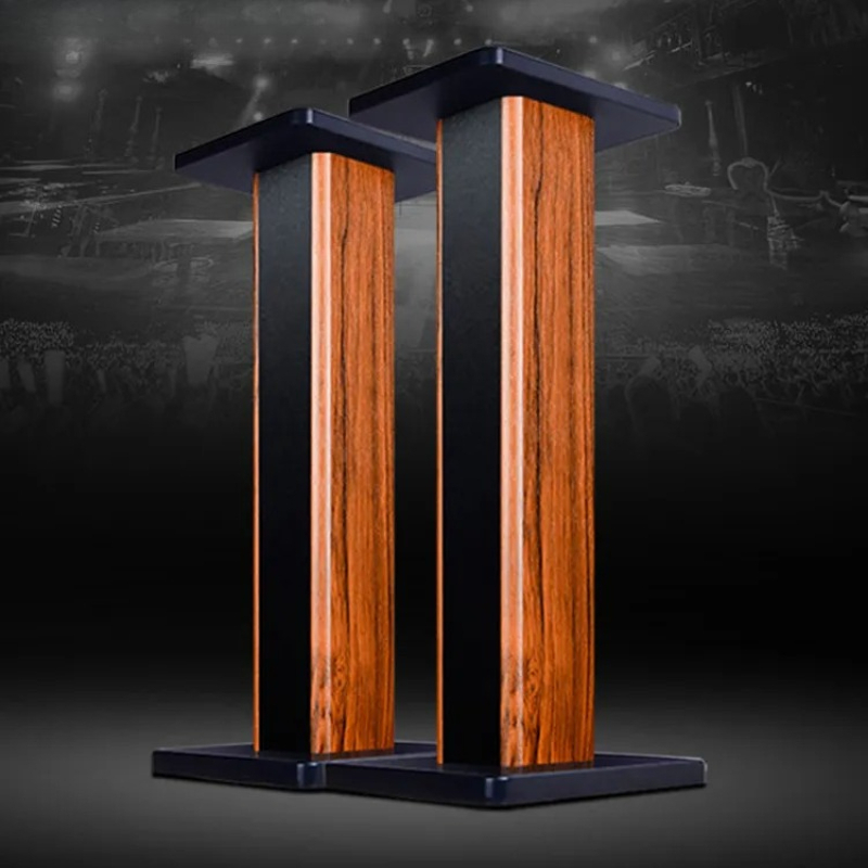 حامل سماعات خشبي صلب قائم على  - مراجعة Home Cinema Equipment وسعره