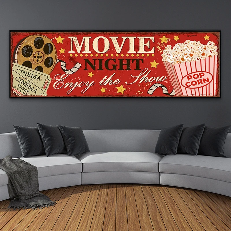 سينما تسجيل قماش اللوحة مجردة  - مراجعة Home Cinema In وسعره