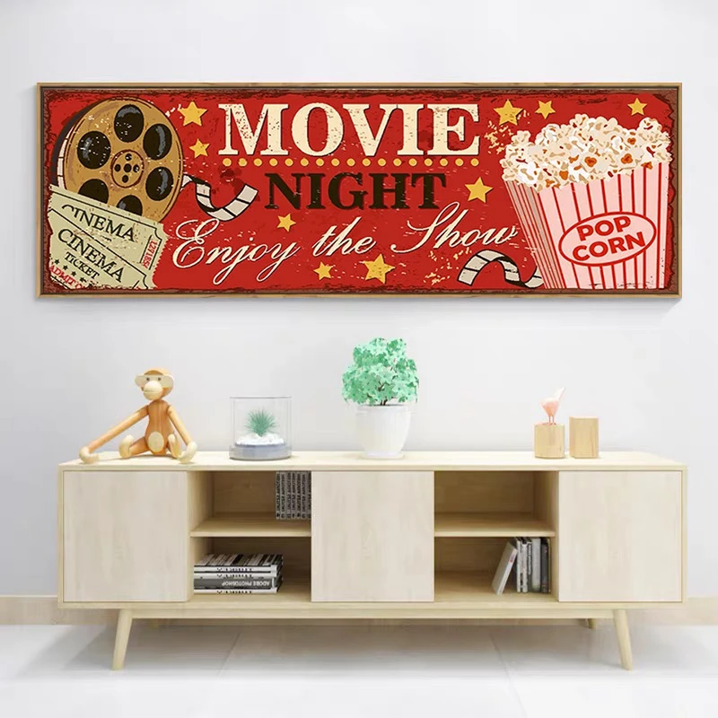 سينما تسجيل قماش اللوحة مجردة  - مراجعة Home Cinema In وسعره