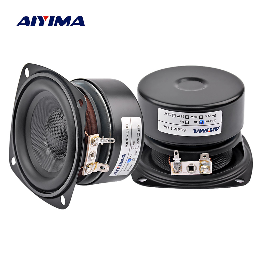 AIYIMA 2 قطعة 3 بوصة الصوت سما - مراجعة Home Cinema Accessories وسعره