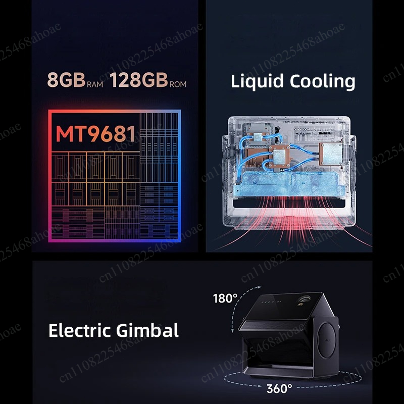 جهاز عرض ليزر ثلاثي الألوان S7 - مراجعة Home Cinema Laser Projector وسعره