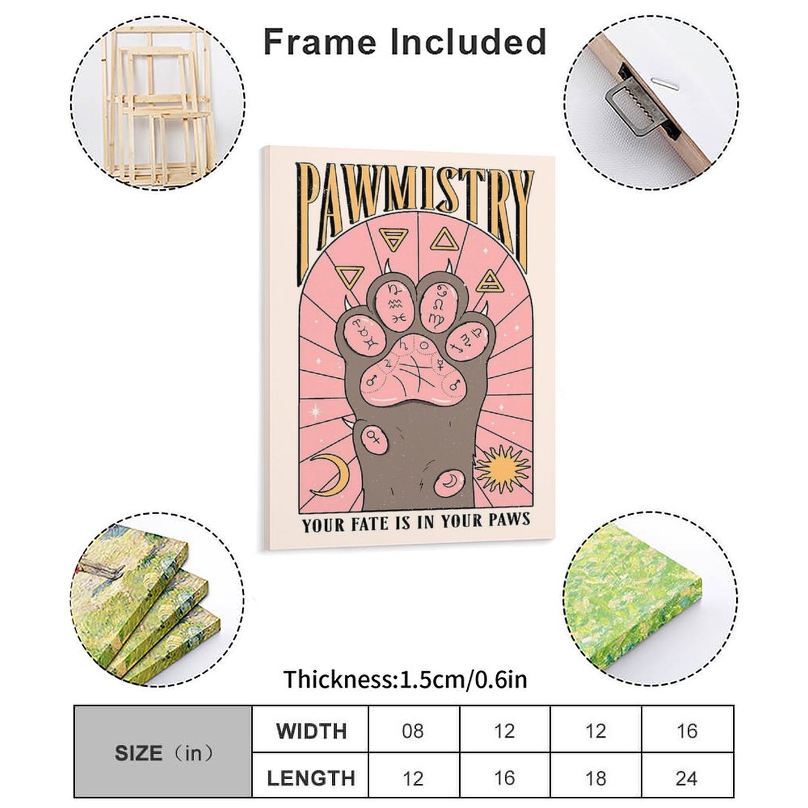 Pawmistry قماش اللوحة المشارك  - مراجعة Home Cinema In وسعره